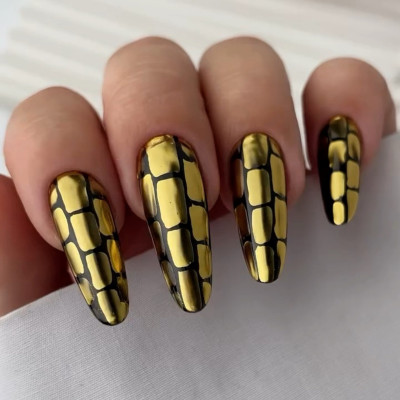 Втирка ZooNail зеркальная 1322 золотая королева