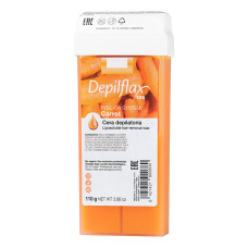 Воск в картридже Depilflax 110мл морковь