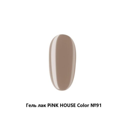 091 color гель-лак pink house