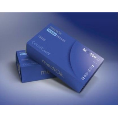 Перчатки "MediOk" нитриловые L 100шт сиреневые