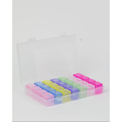 Контейнер для дизайна 21секц.цветной