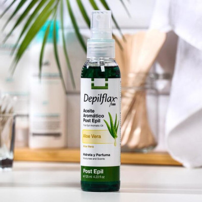 Масло после депиляции "Depilflax" 125мл алоэ