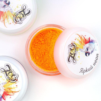 Втирка ZOO 1605 Пигмент неон светло-оранжевый