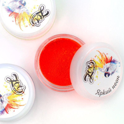 Втирка ZOO 1606 Пигмент неон оранжевый