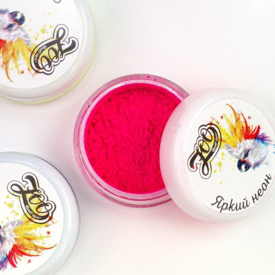 Втирка ZOO 1609 Пигмент неон розовый