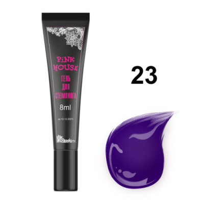 Pink House Гель для стемпинга 23 Фиолетовый (тюбик)