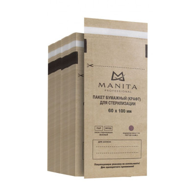 MANITA Крафт-пакет КОРИЧНЕВЫЕ 60*100, 100 шт/уп.