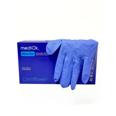 MediOk Перчатки Нитриловые CORNFLOWER M 50 пар/уп.