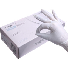 MediOk Перчатки Нитриловые SNOW S 50 пар/уп.