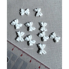 Фигурки "Бантик белый 03" Pink House 10 шт