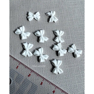 Фигурки "Бантик белый 03" Pink House 10 шт