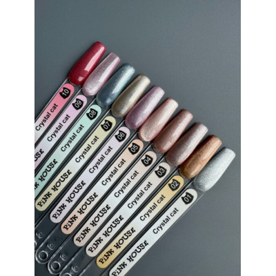 Pink House гель-лак Crystal Cat 08