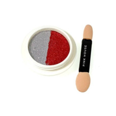 Втирка Pink House Магдалена прессованная серебро/красный ##23