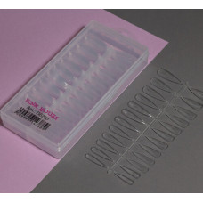 Pink House Типсы гелевые прозрачные стилет 240 шт. арт.6290