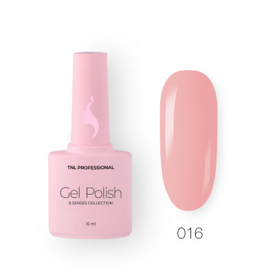 Гель-лак TNL 8 Чувств №016 - турецкий розовый (10 мл.)