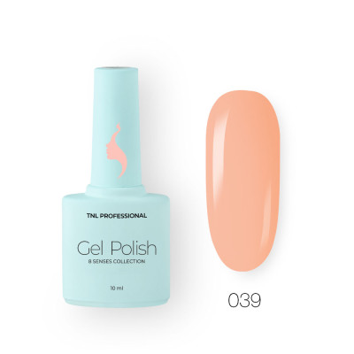 Гель-лак TNL 8 Чувств №039 - миндальный(10 мл.)
