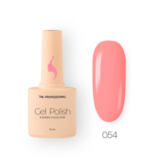 Гель-лак TNL 8 Чувств №054 - розовая герань (10 мл.)