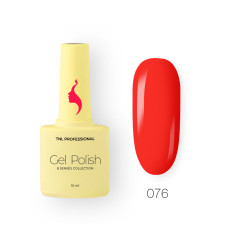 Гель-лак TNL 8 Чувств №076 - яркий гибискус (10 мл.)