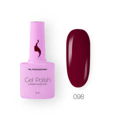 Гель-лак TNL 8 Чувств №098 - Бургунди (10 мл.)