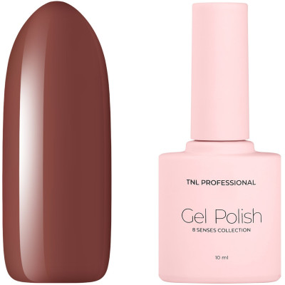 Гель-лак TNL 8 Чувств №134 - брауни (10 мл.)