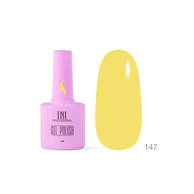Гель-лак TNL 8 Чувств №147 - лимонный пломбир (10 мл.)