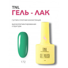 Гель-лак TNL 8 Чувств №172 - ирландский зеленый (10 мл.)