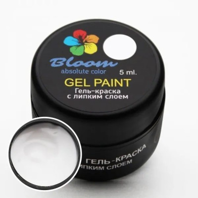 Гель-краска "Bloom" Белая 5мл