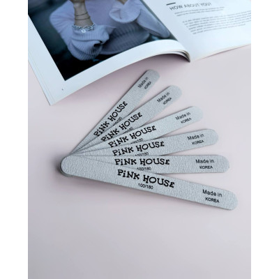 Пилка Pink House прямая 100/180