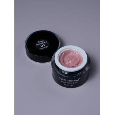 гель smart camouflage #1 15 мл pink house (Л)