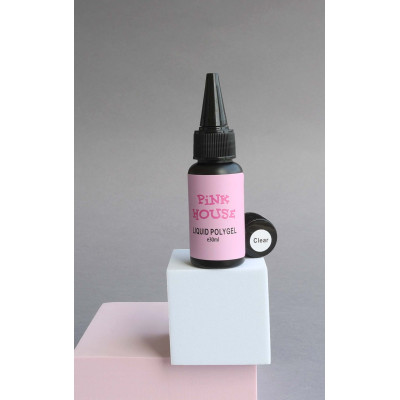 Pink House Жидкий полигель прозр. в бутылке 30 мл