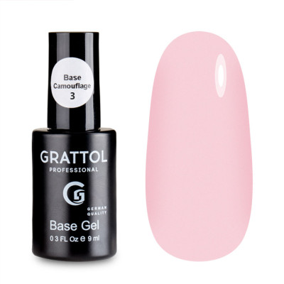 Grattol Rubber Base Camouflage 3 (9мл)