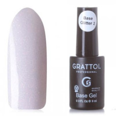 Grattol Rubber Base Glitter 2