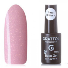 Grattol Rubber Base Glitter 7