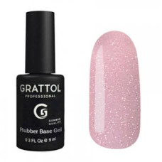 Grattol Rubber Base Glitter 8