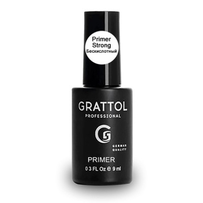 Grattol Primer acid-free Strong 9 мл - Праймер безкислотный усиленная формула