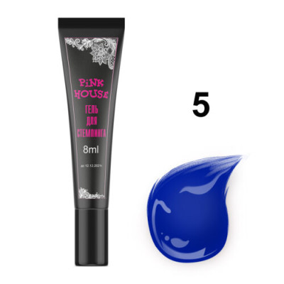 Pink House Гель для стемпинга 05 Синий (тюбик)