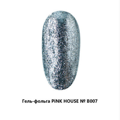 Pink House Жидкая фольга В007 Серо-голубой (баночка) 