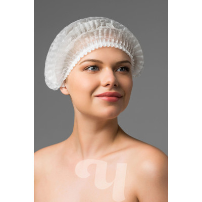 Шапочка шарлотка белая 50шт