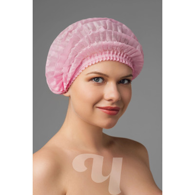 Шапочка шарлотка розовая 50шт