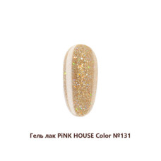 131 color с блестками гель-лак pink house