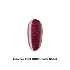 228 color гель-лак pink house