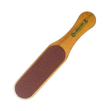 Терка для педикюра Camillen 60/120 деревянная широкая