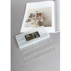 Pink House Типсы 04 гелевые с к/зоной стилет 120 шт.