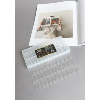 Pink House Типсы 04 гелевые с к/зоной стилет 120 шт.