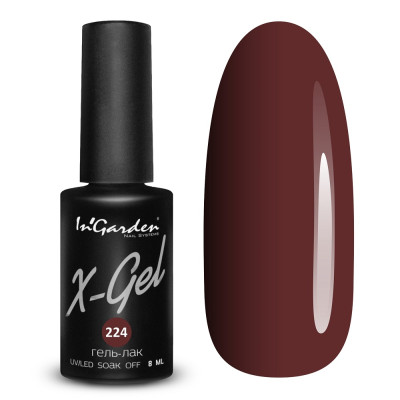 InGarden Гель-лак X-Gel №224, 8 мл