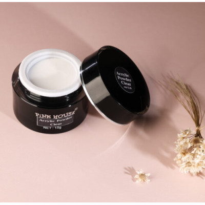 Pink House акриловая пудра Clear 15 гр