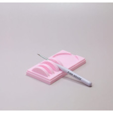 Подставка для кистей горизонтальная металлик