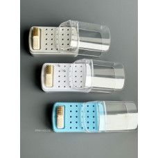 Подставка д/фрез экспресс со щеткой сиреневая