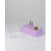 Подставка д/фрез экспресс со щеткой сиреневая