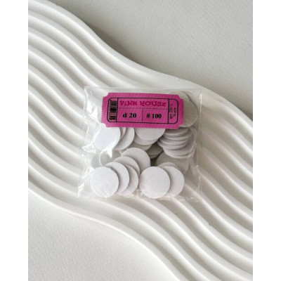 Pink House Файлы д/педикюрного диска М 180 грит 50 шт белые
